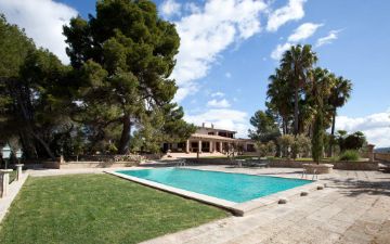 äußerliches Schwimmbecken villa sarria establiments mallorca